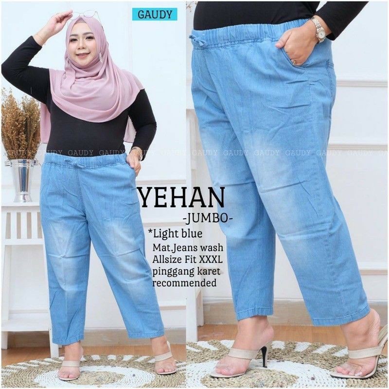 CELANA JEANS BAGGY SUPER JUMBO XL- XXL // BAGGY KEROPI PANTS JEANS WANITA JUMBO MURAH