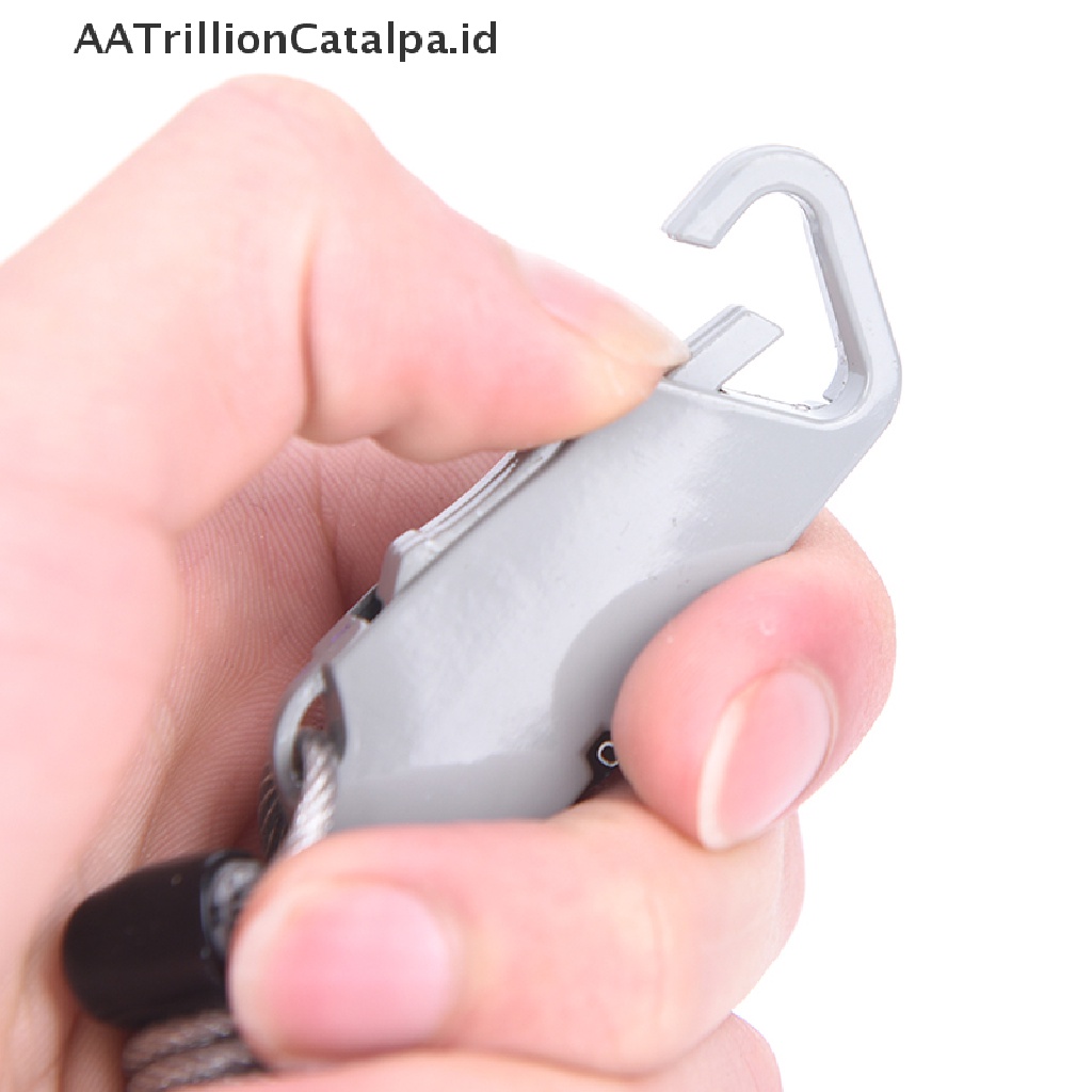 Aatrillioncatalpa Kunci Sepeda Model Kabel Dengan Password Digital Anti Maling