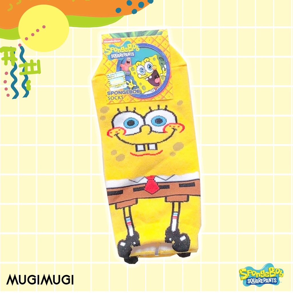 Kaos Kaki Korea Spongebob Squarepants / Patrick / Squidward / Mr Crab