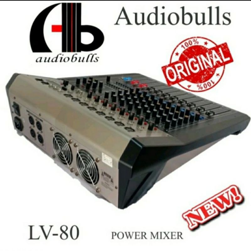 Power Mixer Audio AB Audiobulls Lv80 PREMIUM QUALITY Original