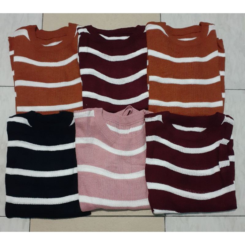 SWEATER ROUNDHAND RAJUT WANITA/SWEATER RAJUT KOREA