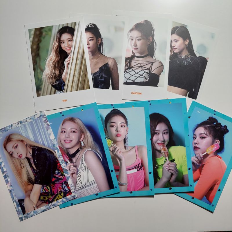 ITZY postcard icy wannabe yeji lia chaeryeong yuna