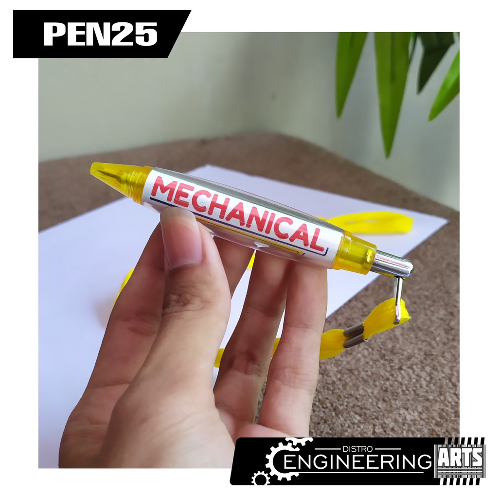 

Pulpen Tali Kalung Kuning Full Sticker MECHANICAL ENGINEER - PEN25