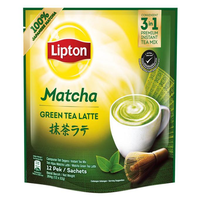 

Jual Lipton 3 In 1 Instant Milk Tea Matcha/ Earl Grey/ Hazelnut Latte - Matcha Teh