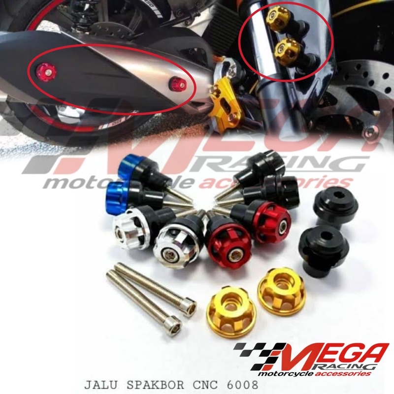 Jalu Spakbor Jalu Body Jalu Knalpot Universal Nmax,Pcx,Aerox,Ninja,Vixion,Cbr,R15 &amp; Motor Lainnya