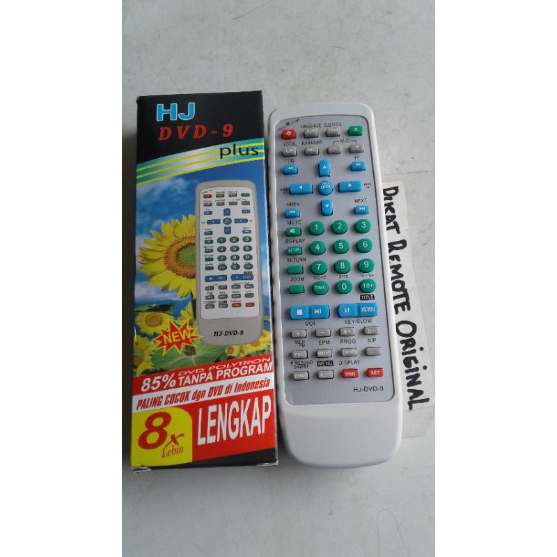 REMOTE REMOT MULTI DVD 8X SEMUA MERK