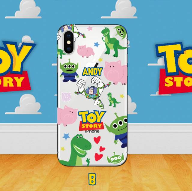 Casing custom toy story bisa dikasih nama softcase