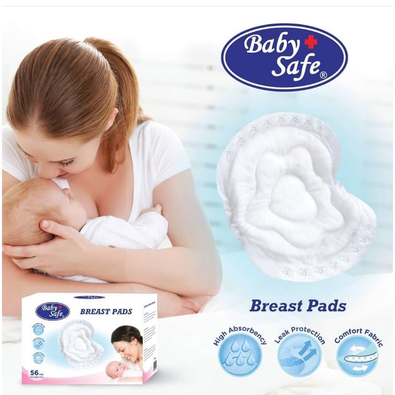 Babysafe Breast Pads isi 16 pcs BPS16/ Bantalan penyerap kelebihan air susu