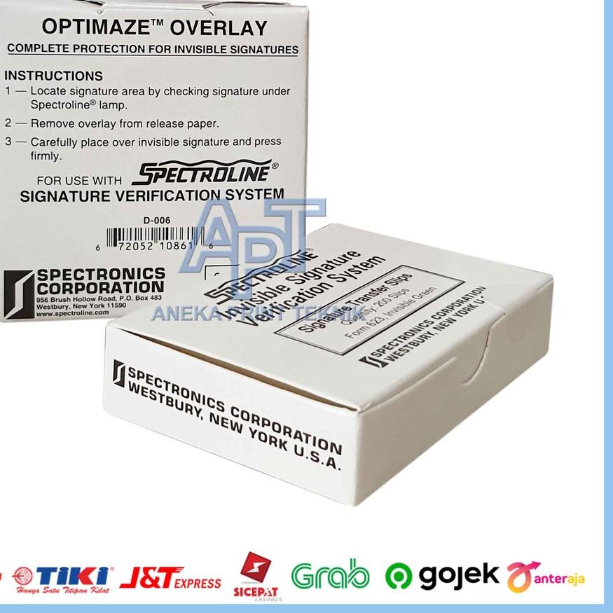 

*Terlaku* Spectroline Signature Overlay 1 set USA top