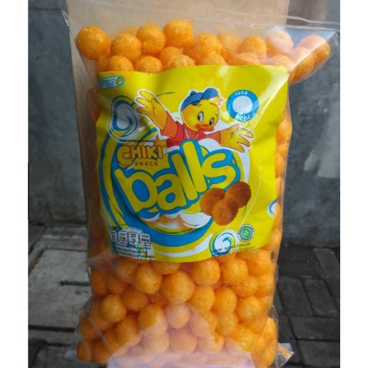 

Instant-Camilan- Chiki Balls Keju Kiloan Indofood Repacking 200Gram - 200 Gram Repack -Camilan-