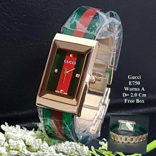 JAM TANGAN CEWEK/WANITA GUCCI RANTAI SEMI KERAMIK KW SUPER TERBARU ANTI AIR ELEGANT HARGA BERSAHABAT