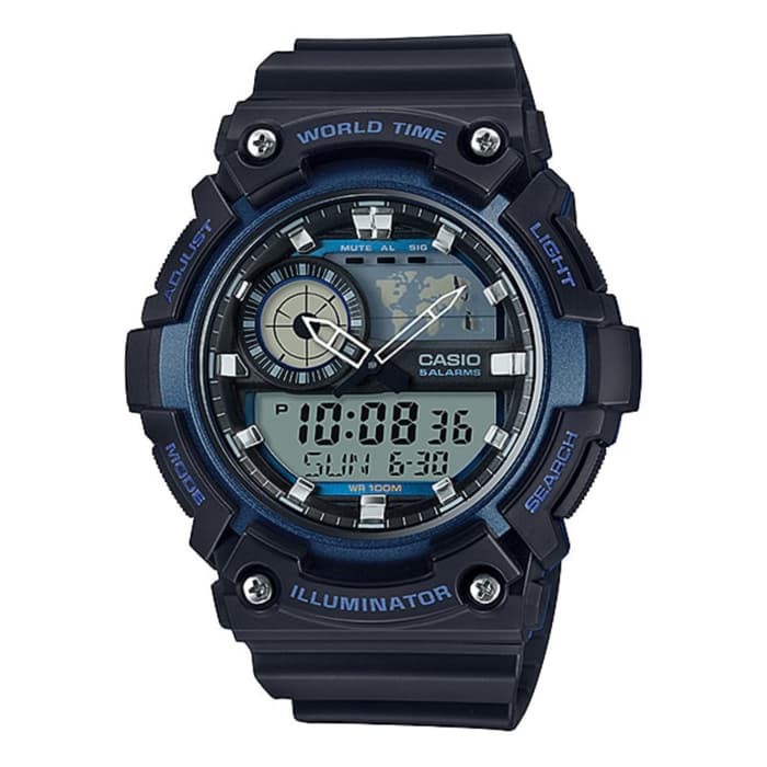CASIO AEQ-200W-2AV / AEQ200W ORIGINAL  GARANSI RESMI