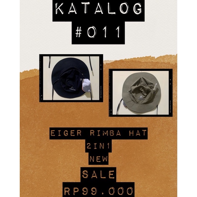 TOPI RIMBA EIGER2in1