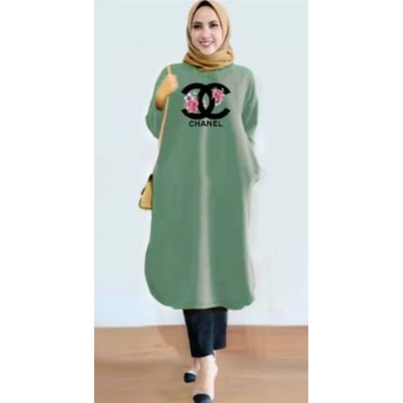 TUNIK wanita fashion/atasan wanita/ kaos wanita babyterry premium IMPORT (Ch4NLTOP)