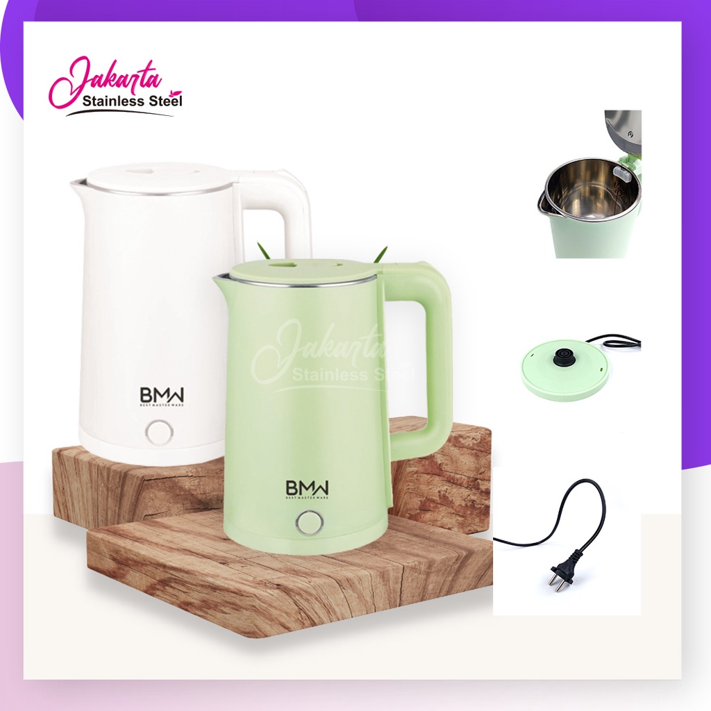 JSS - TEKO LISTRIK 2 LITER KETTLE LISTRIK PEMANAS AIR ELECTRIC KETTLE BOILING WATER TEMPAT MASAK AIR