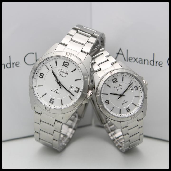 Best Seller Alexandre Christie Ac 1016 Silver Couple. Original