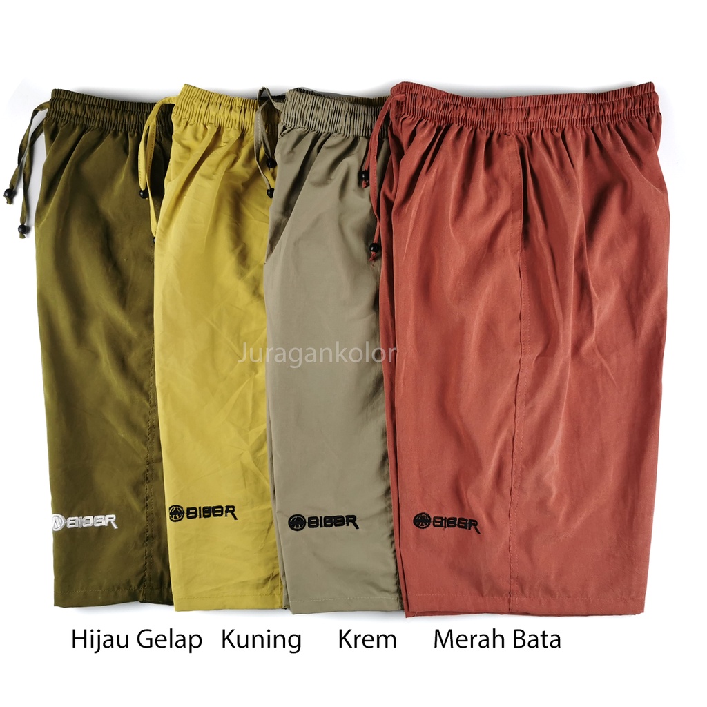 Celana Pendek Santai Bordir 3/4 Polos-34-BR-4
