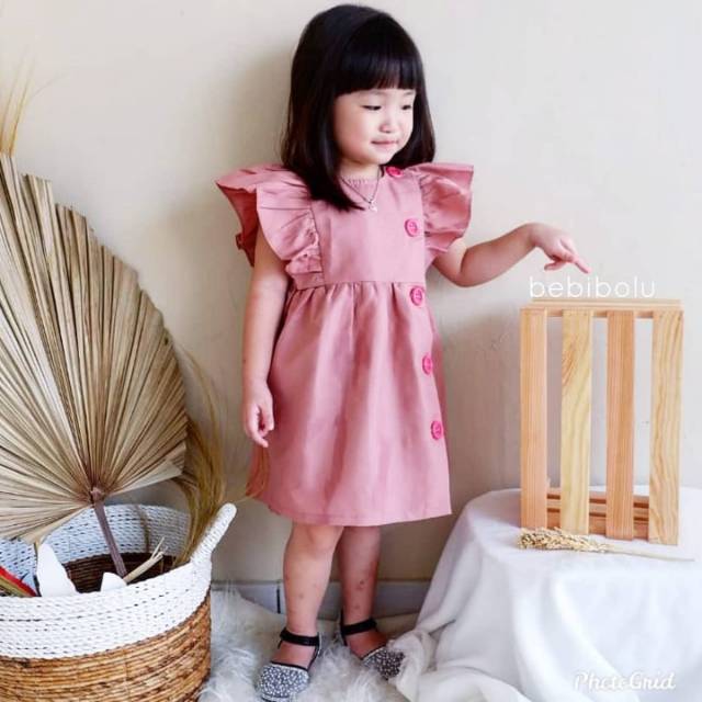 Bebibolu | Ruffon Dress Pink