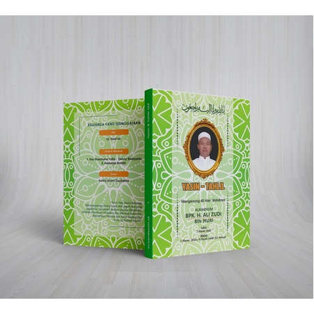 Buku Yasin / Yasin Tahlil / Cover Custom Laminasi Doff Glosy / isi 128 Halaman / Yasin Terjemah