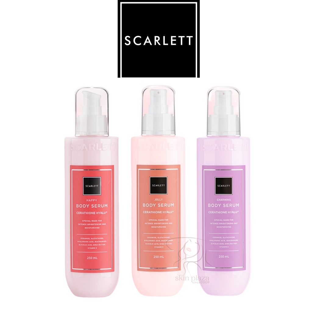 Scarlett Whitening Body Serum Happy Jolly Charming Loving 250ml