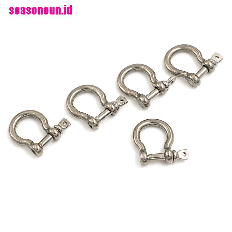 5 Pcs Sekrup pin shackle bow m4 304 stainless steel