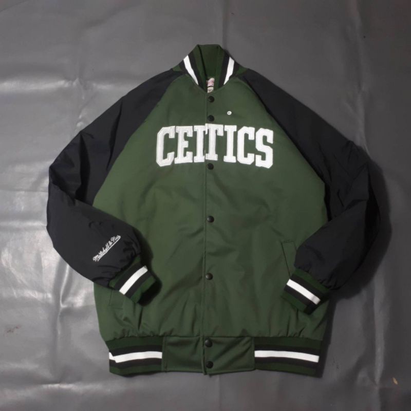 jaket bomber varsity celtics