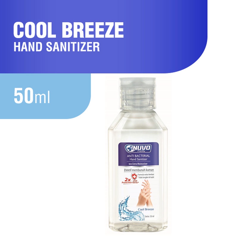 Nuvo Antiseptik Hand Sanitizer Hand Gel 50mL