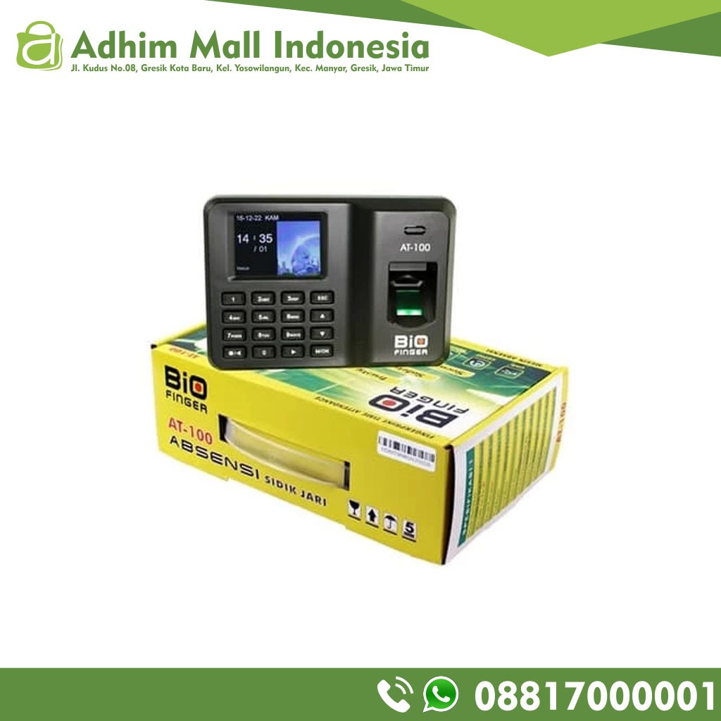 Finger Print AT100 Mesin Absensi Bio Finger