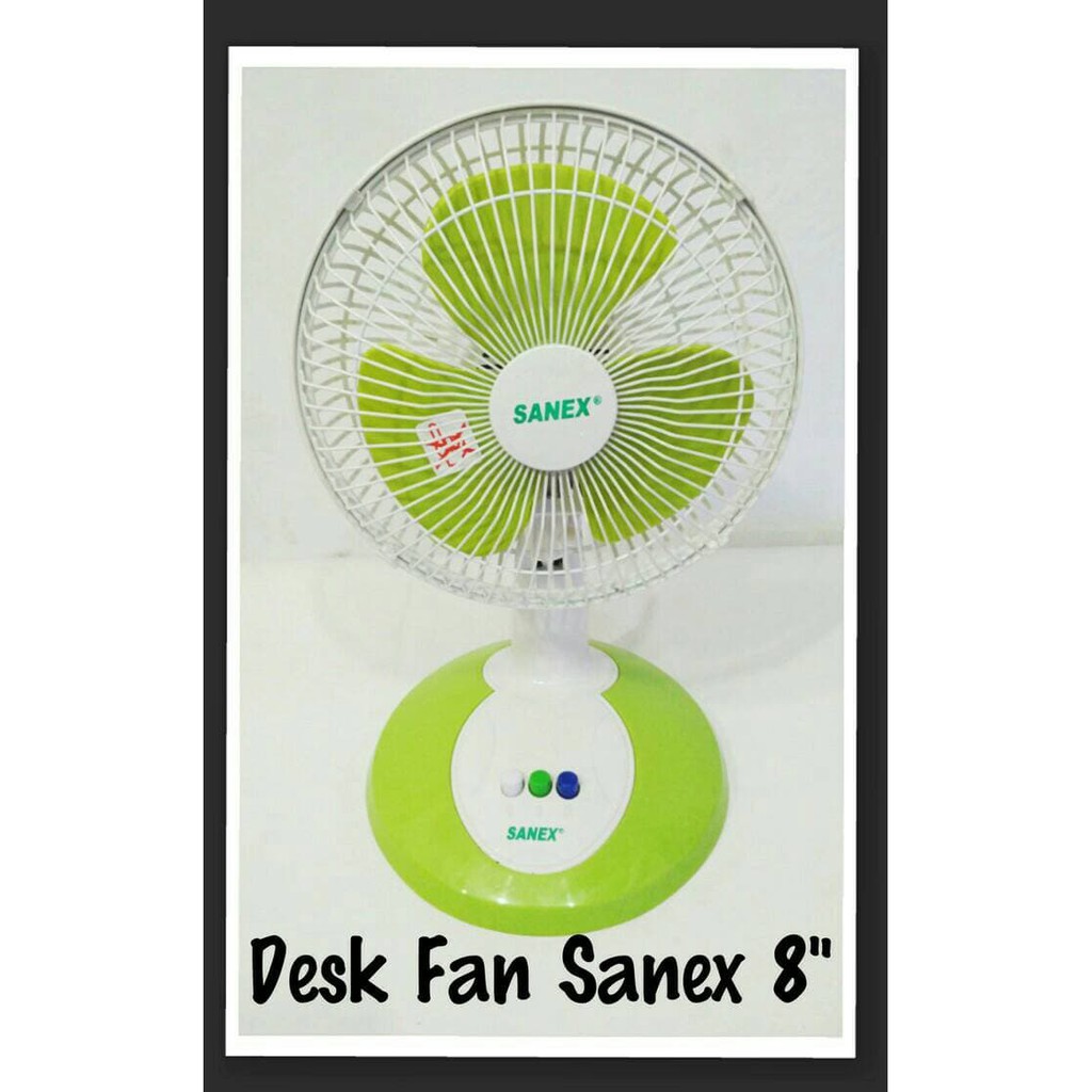 Kipas Angin Meja Sanex 8 inch / Desk Fan Sanex 8&quot; Garansi 2 Tahun / Kipas Listrik Termurah