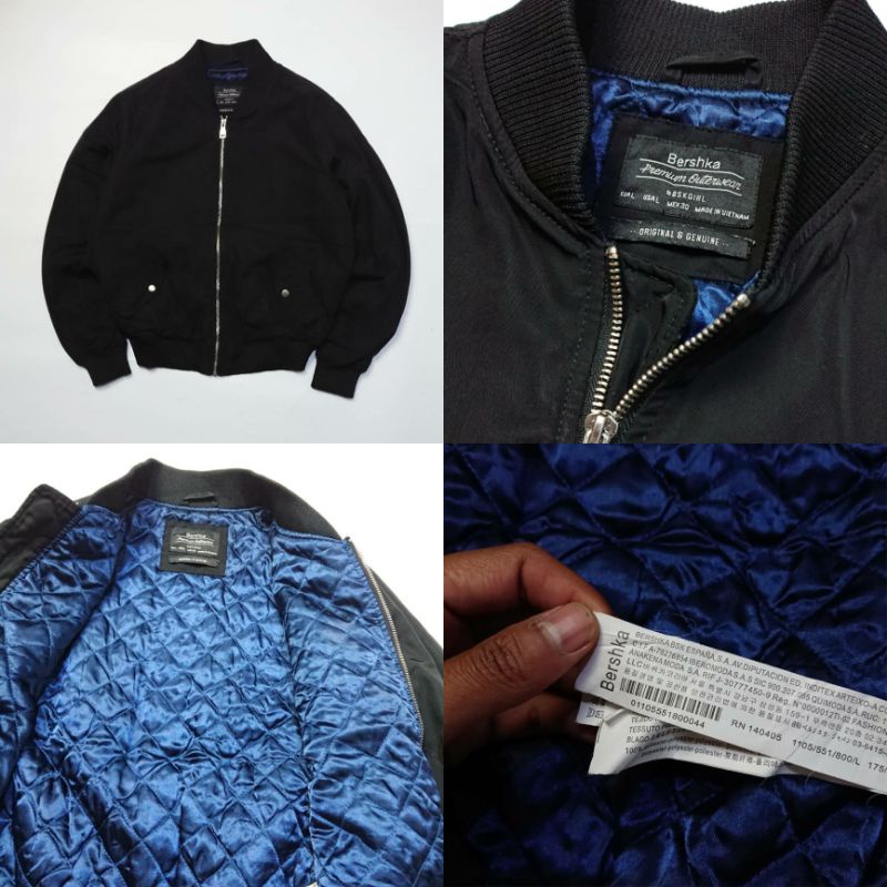 UPDATE LAGI !!!! (GRATIS ONGKIR & COD) thrift Vintage puffer brand windbreaker flight Corduroy second harrington tartan jaket second racing varsity-671 M fit S (57x52)