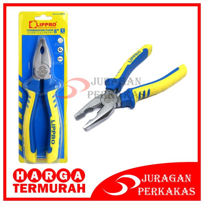 LIPPRO TANG KOMBINASI 8 INCH COMBINATION PLIERS 225N-8