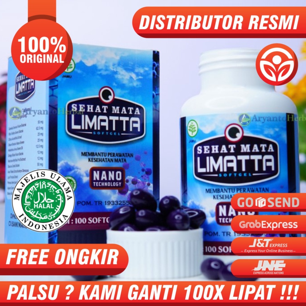Sehat Mata Limatta 100% original - Vitamin Kesehatan mata / COD