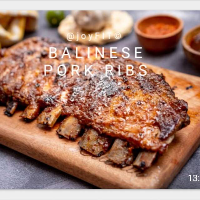 

Frozen Balinese Pork Ribs Iga Babi Bali Beku Siap Saji