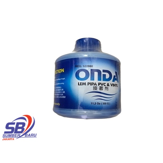 Lem ONDA Truglue Pipa Paralon PVC 350 g Perekat Kaleng PVC & VINYL ORI SBJ