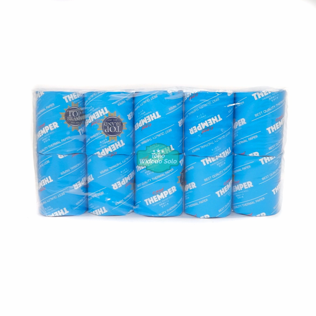 

Kertas Printer Kasir ePrint Themper 57x50 Coreless Thermal Roll Nota Cash Register Thermal Paper - 10 Buah