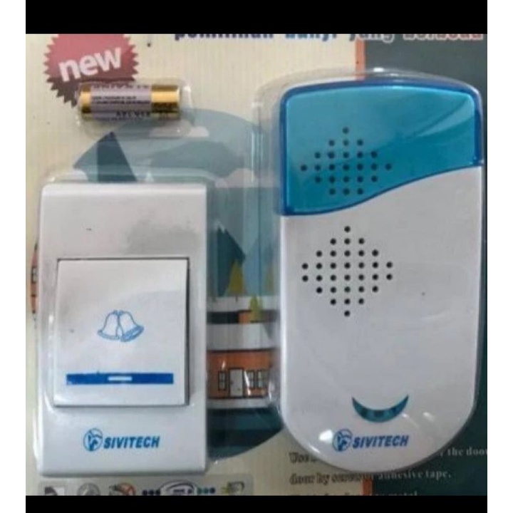 WIRELESS BELL DOOR baterai / BEL PINTU WIRELESS