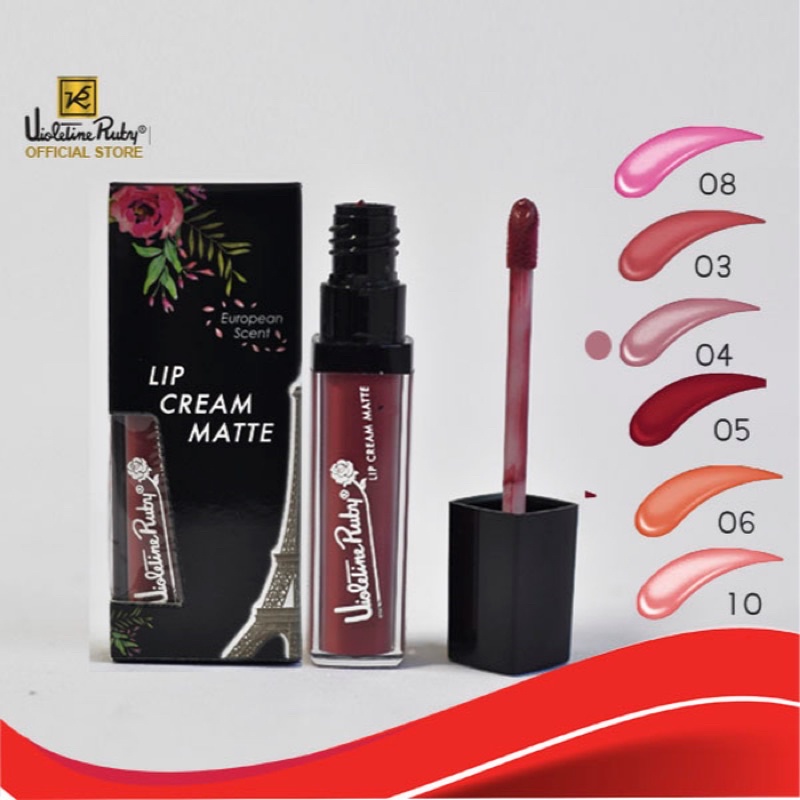 Violetine Ruby Lip Cream Matte