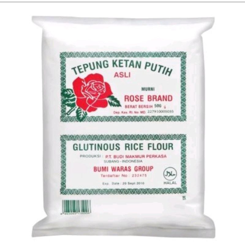 

Tepung Ketan Rose Brand 500gr