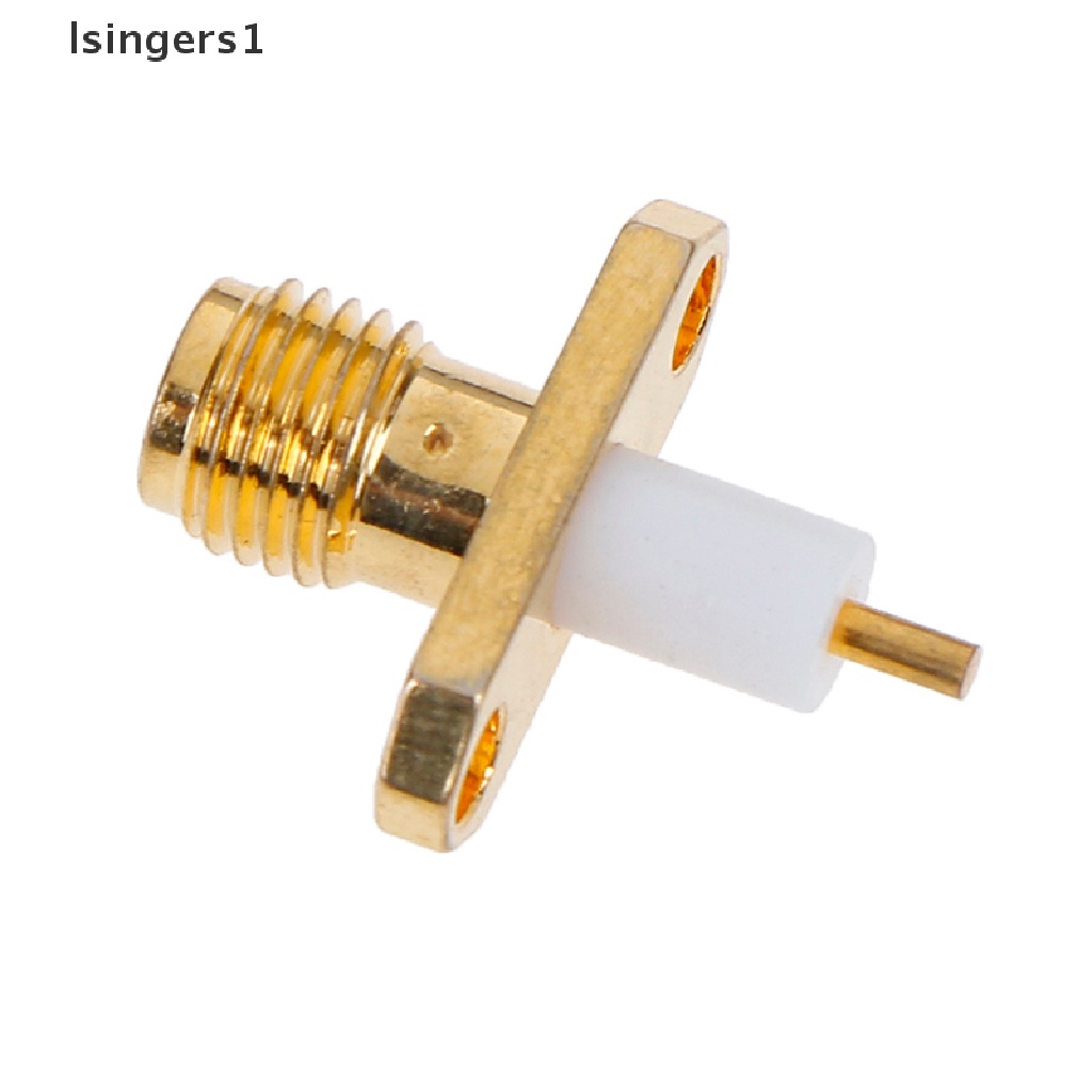 (lsingers1) Soket Jack SMA Female PTFE Dengan 2 Lubang