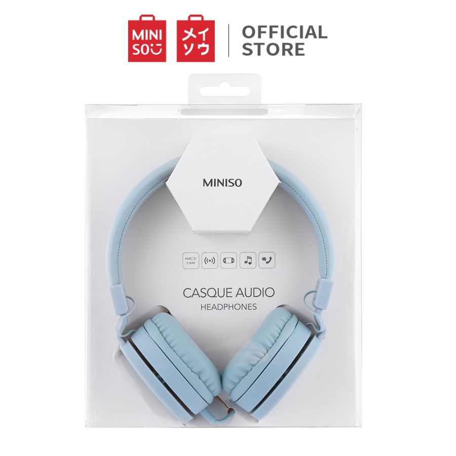 HEADPHONE MINISO QUALITAS JEPAN/MINISO HEADSET ORIGINAL CASQUE AUDIO