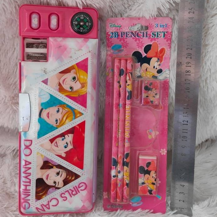 

Preloved Kotak Pensil Princess & Pensil