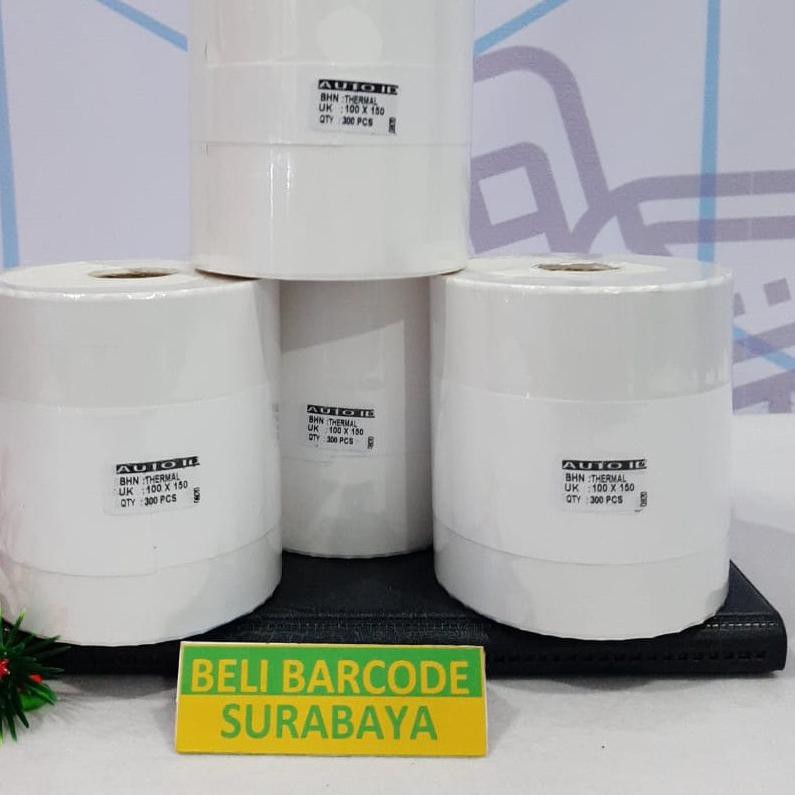 

STIKER LABEL THERMAL 100X150 - 100 X 150mm @300 ..