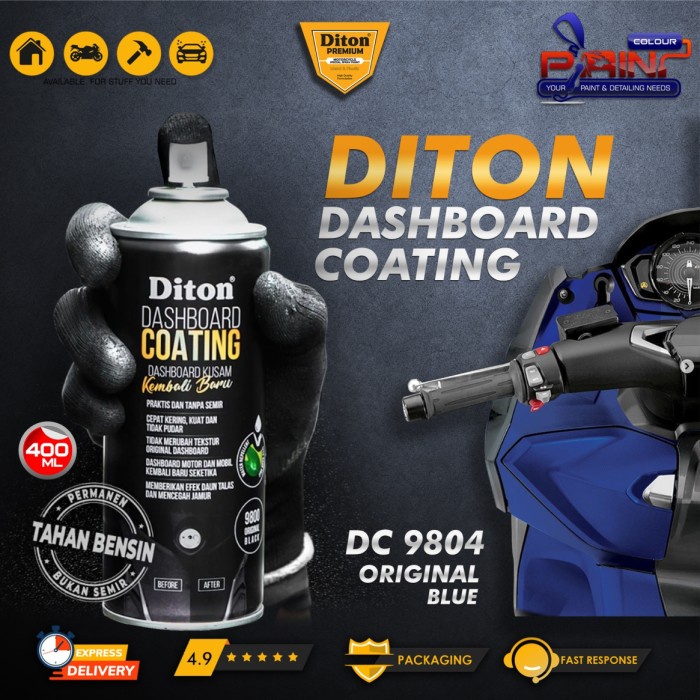 Cat Semprot DITON PREMIUM Dashboard Coating 400 ml - 9804 Blue