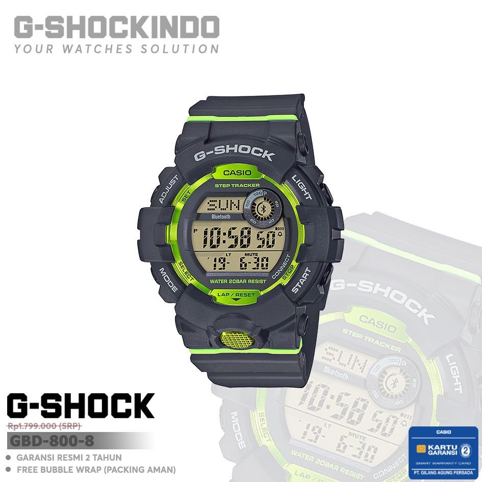 Casio G-Shock GBD-800-8 / GBD-800-8DR Original