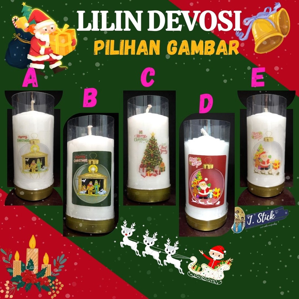 Lilin DOA, Lilin NATAL 10,5 cm (1pc)