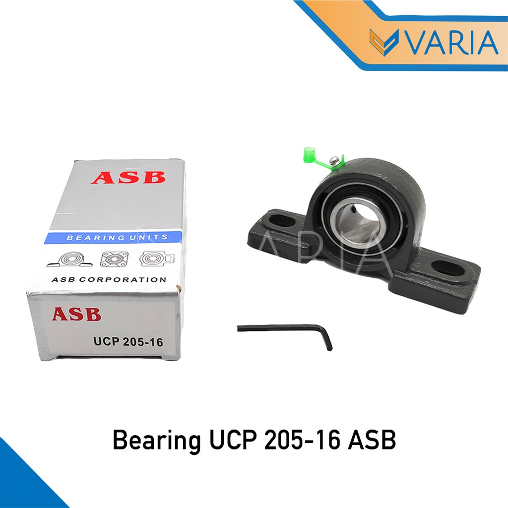 Bearing Laher Pillow Block Duduk UCP 205-16 As 25.4 mm 1 inch ASB