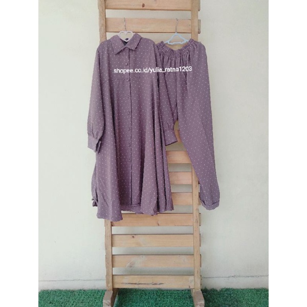 Asha Set ORI glz Setelan Tunik