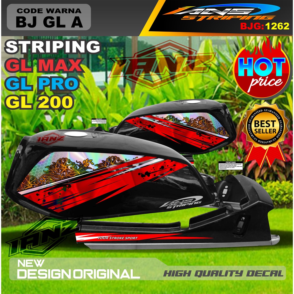 STRIPING GL MAX / VARIASI STIKER GL PRO GL 2000 / STIKER HOLOGRAM