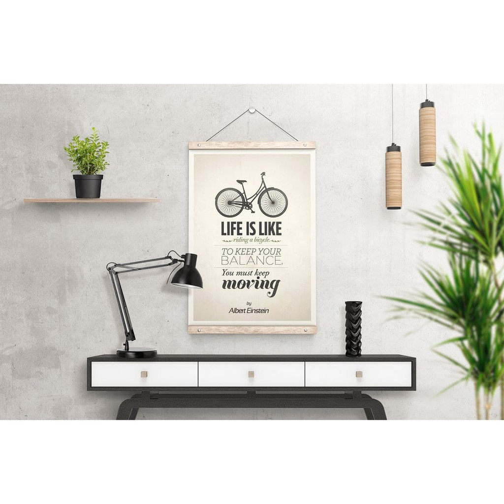 Download Design Kit 418 33 Mb Wooden Poster Hanger Mockup Shopee Indonesia PSD Mockup Templates