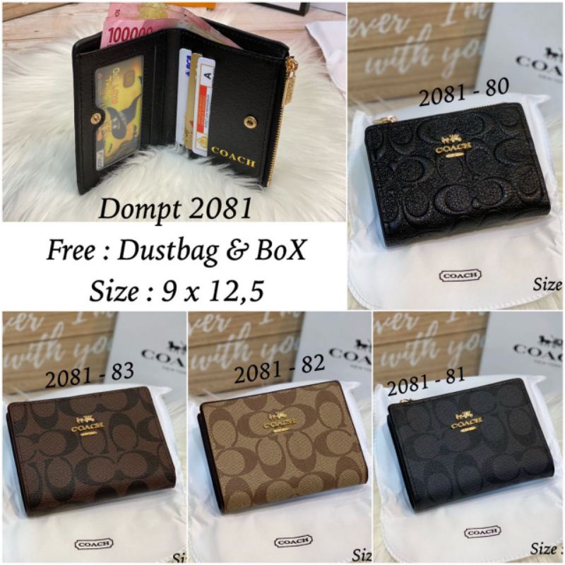 fashion dompet lipat,dompet coach lipat free box